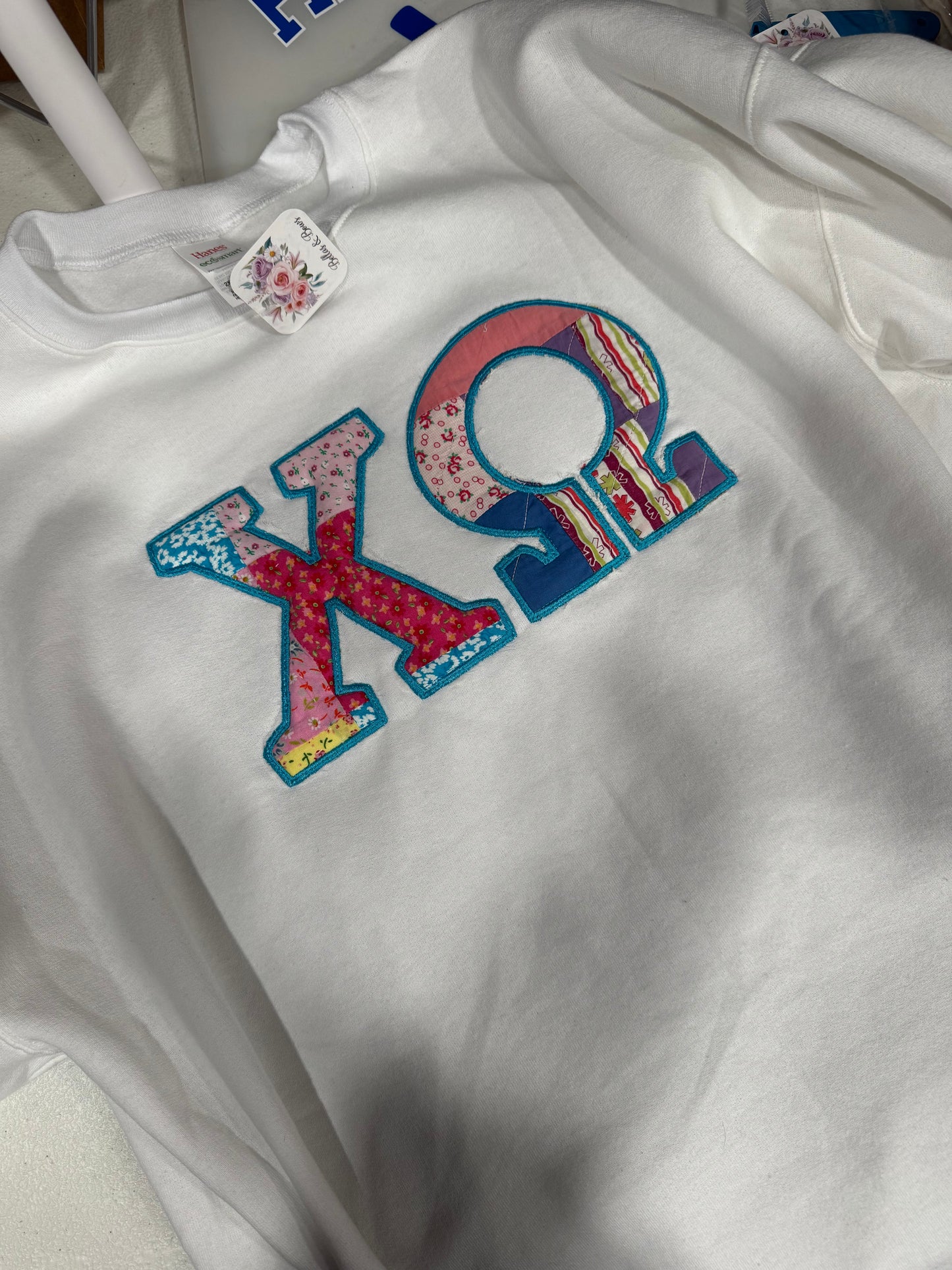 Greek Vintage Quilt Sweatshirt