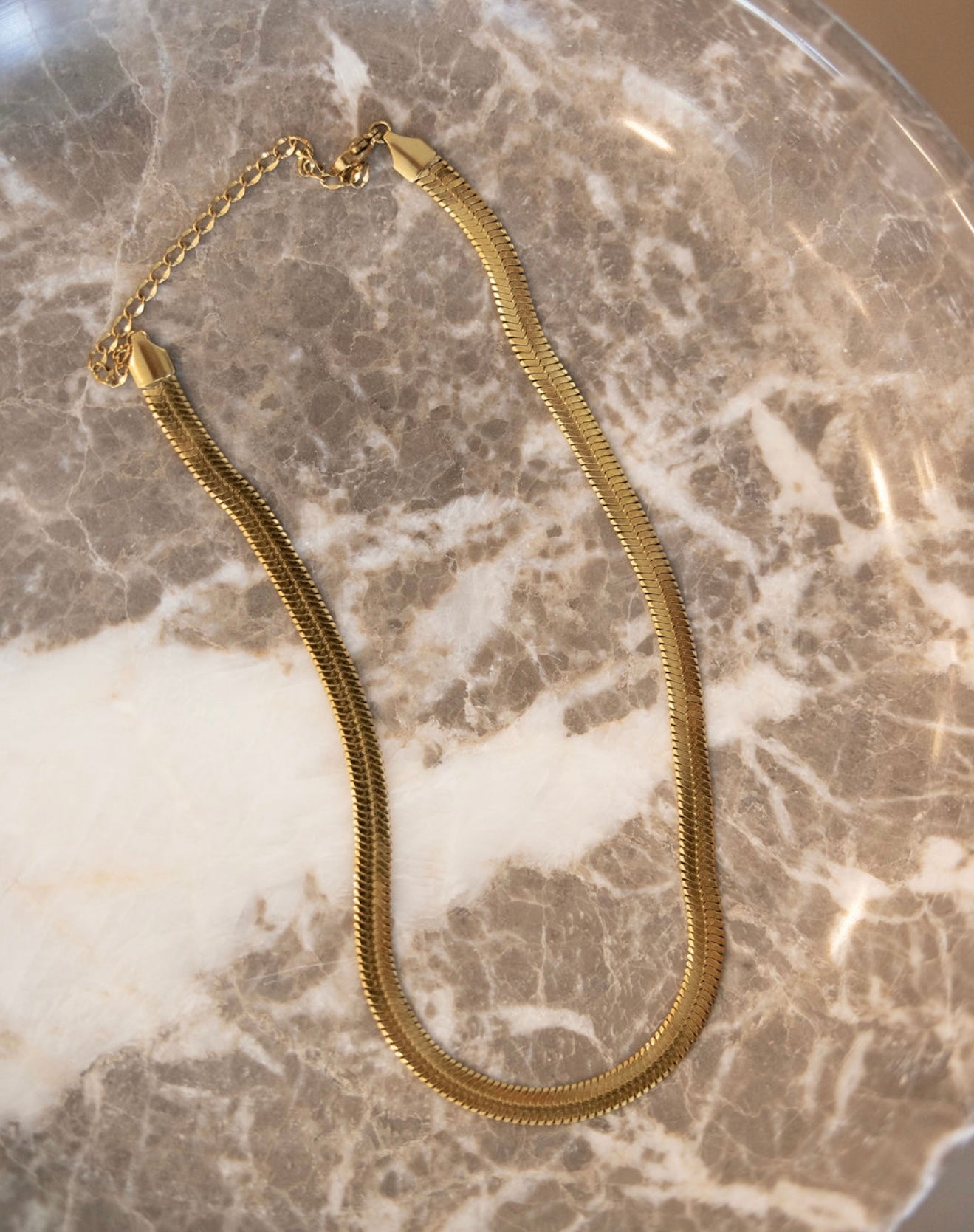 SNAKESKIN NECKLACE