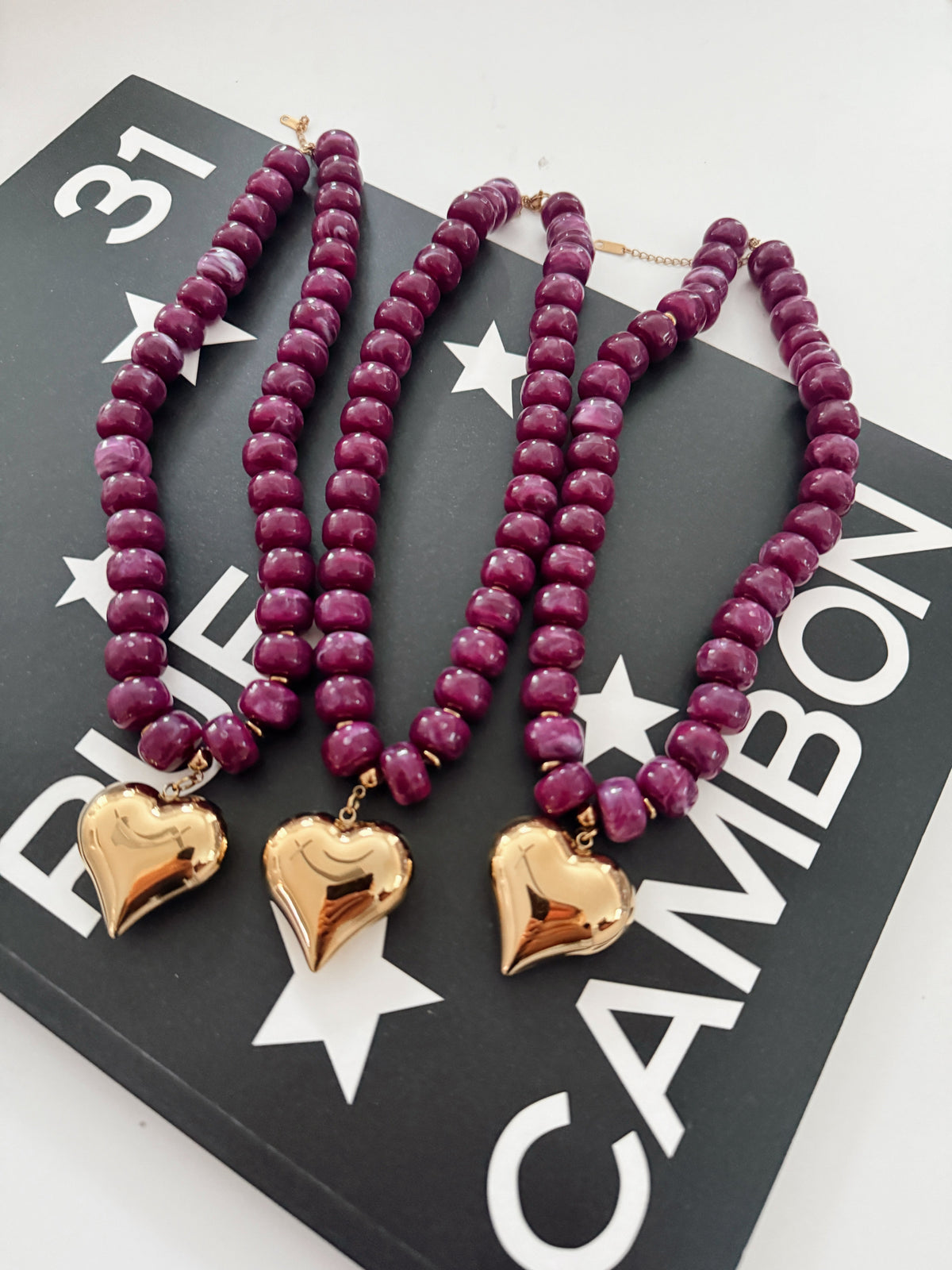 PURPLE HEART NECKLACE
