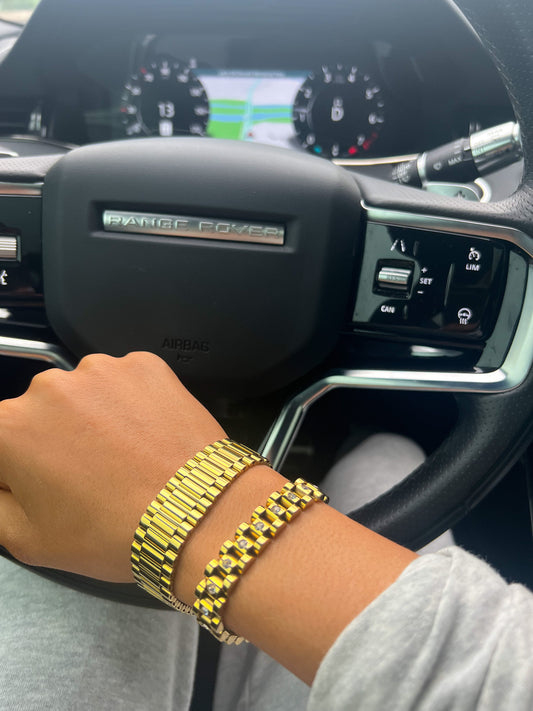 THICK GOLD WATCH BAND