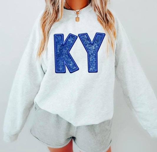 KY Faux Glitter Embroidery