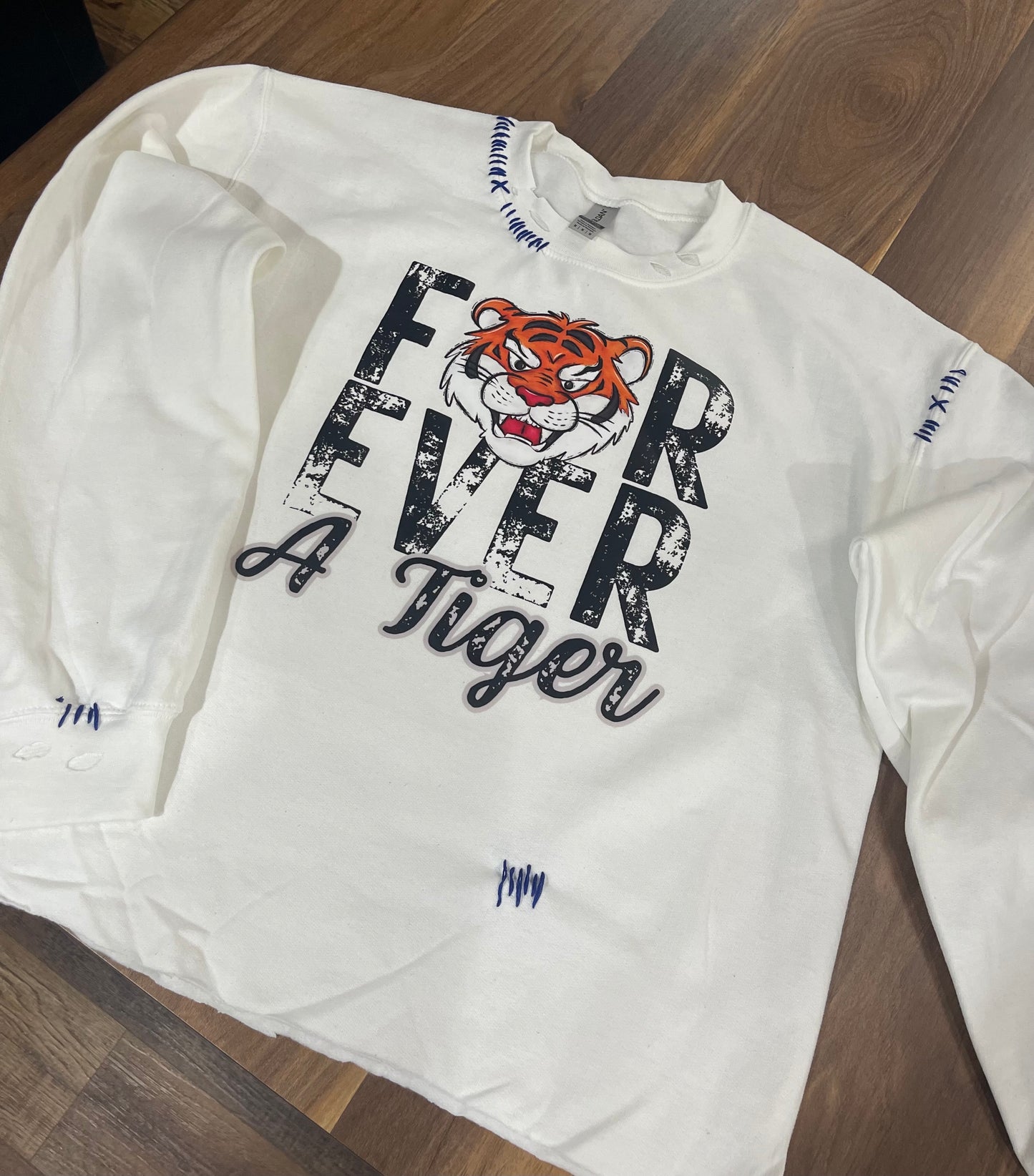 Forever A Tiger Custom Embroidery