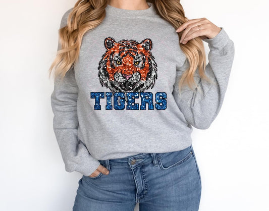 Tiger Face Sequin