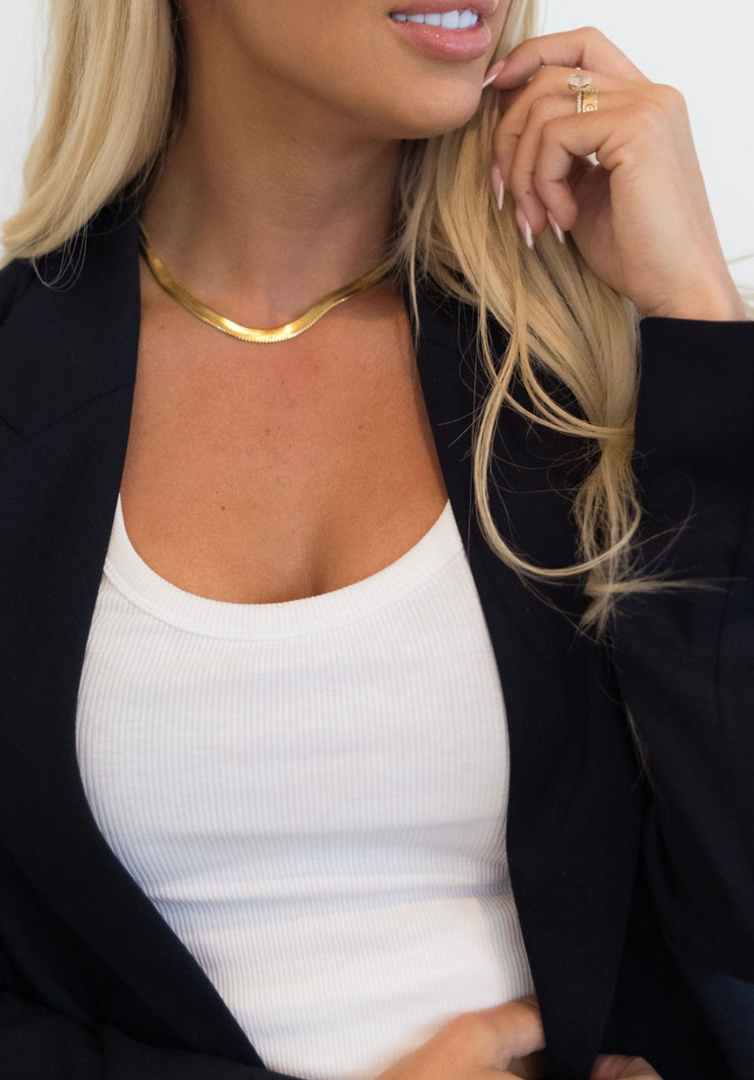 SNAKESKIN NECKLACE